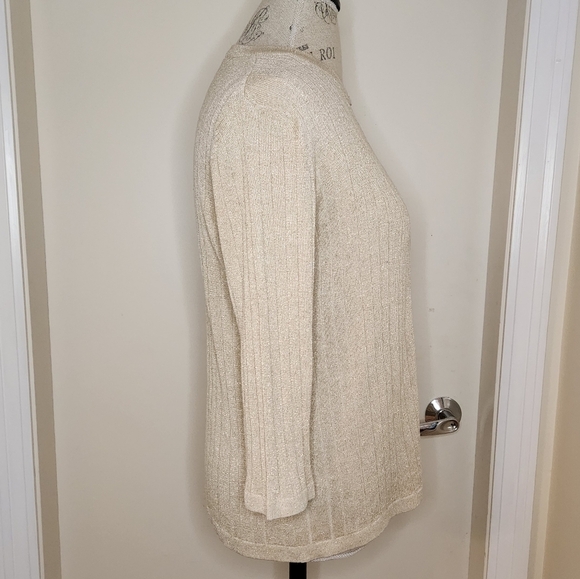 Wasserman gold silk cardigan - Picture 3 of 9